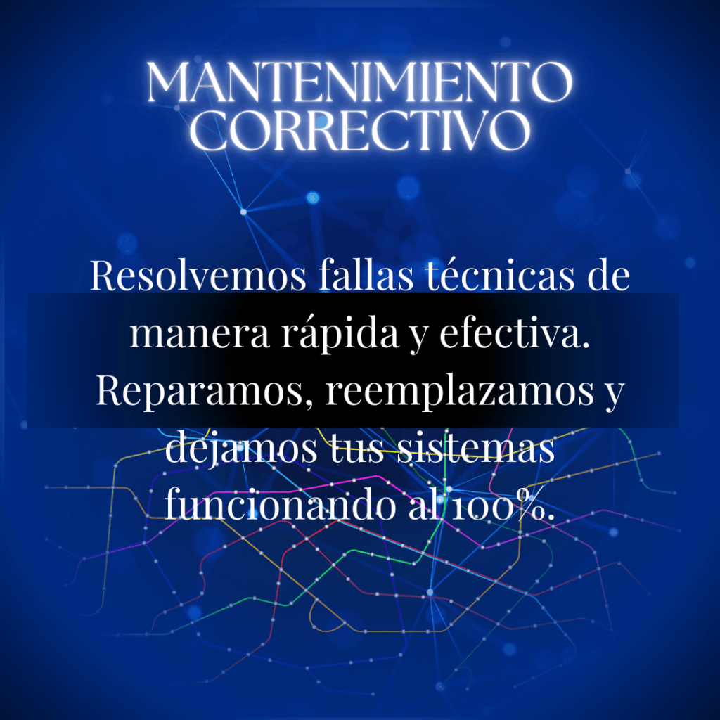 mantenimiento correctivo