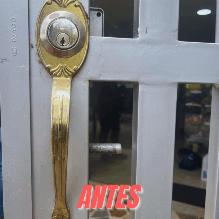 cerradura antes